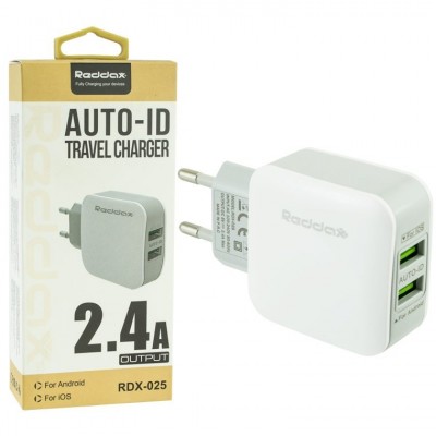 Зарядное для китайского планшета REDAX RDX-021 2 USB CHARGER 2.4A