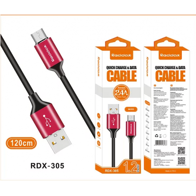  Кабель MICRO USB быстрой зарядки 2.4А