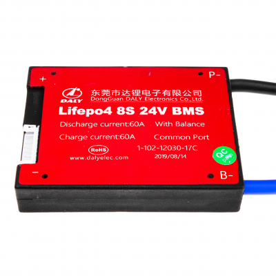Купить BMS плата Lifepo4 24V 8S 60A симметрия