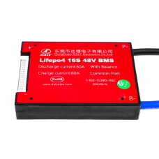 BMS плата Lifepo4 48V 16S 60A симметрия